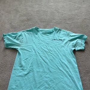 Salt Life Turquoise Cotton Tee